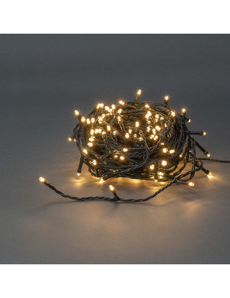 Lumières Décoratives  Corde  180 LED's  Blanc Chaud  13.50 m  Effets d