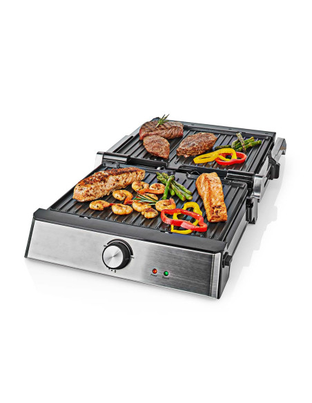 Grill de Contact  2000 W  29 x 23 cm  Contrôle de la température régla