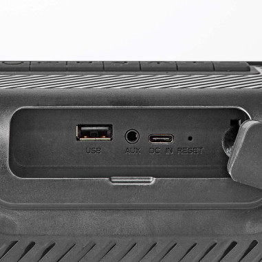 Bluetooth® Party Boombox  4.5 heures  2.0  45 W  Lecture multimédia: O