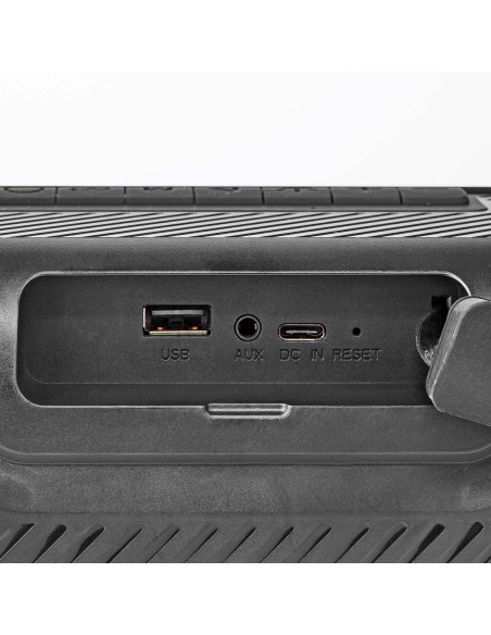 Bluetooth® Party Boombox  4.5 heures  2.0  45 W  Lecture multimédia: O