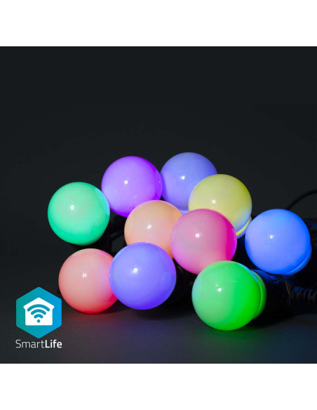 LED Décorative SmartLife  Feux de la fête  Wi-Fi  RGB  10 LED's  9.00