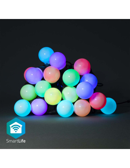 LED Décorative SmartLife  Feux de la fête  Wi-Fi  RGB  20 LED's  10 m