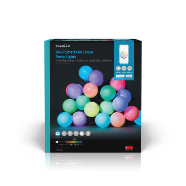 LED Décorative SmartLife  Feux de la fête  Wi-Fi  RGB  20 LED's  10 m