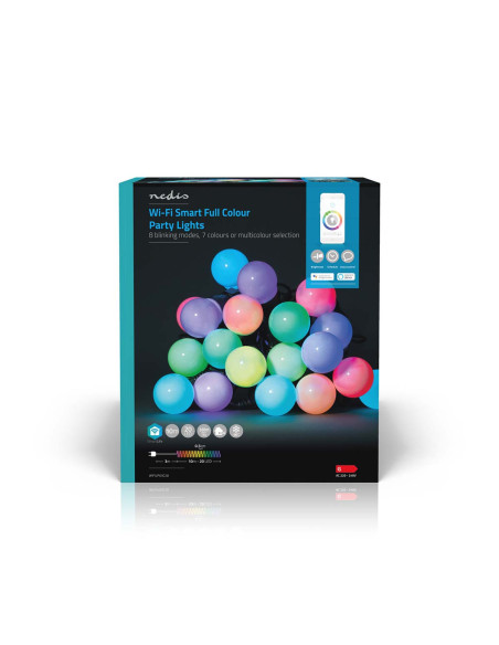 LED Décorative SmartLife  Feux de la fête  Wi-Fi  RGB  20 LED's  10 m