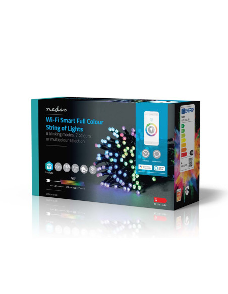 LED Décorative SmartLife  Corde  Wi-Fi  RGB  168 LED's  20.0 m  Androi