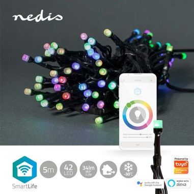 LED Décorative SmartLife  Corde  Wi-Fi  RGB  42 LED's  5.00 m  Android