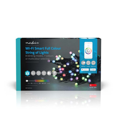 LED Décorative SmartLife  Corde  Wi-Fi  RGB  42 LED's  5.00 m  Android