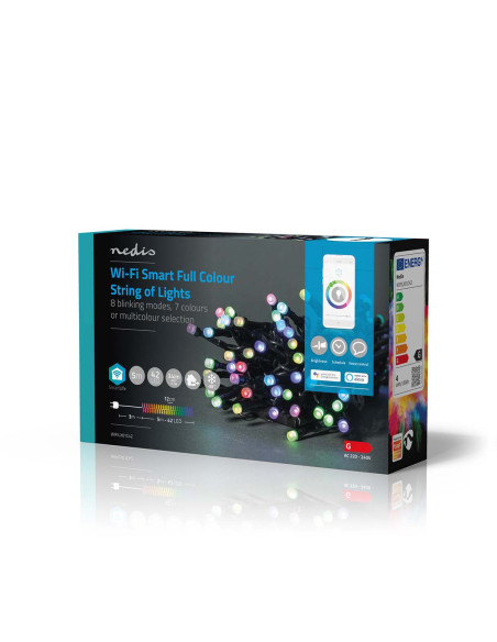 LED Décorative SmartLife  Corde  Wi-Fi  RGB  42 LED's  5.00 m  Android