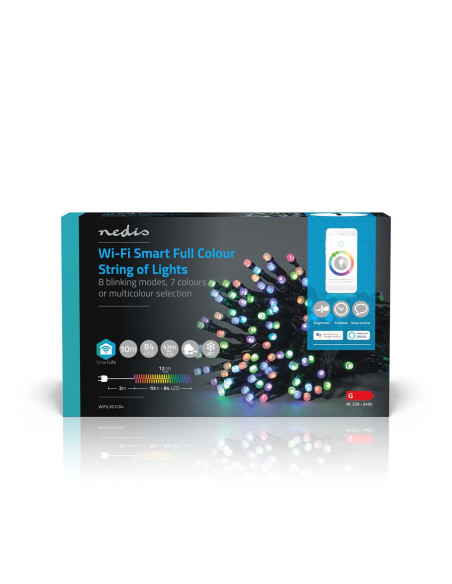 LED Décorative SmartLife  Corde  Wi-Fi  RGB  84 LED's  10.0 m  Android
