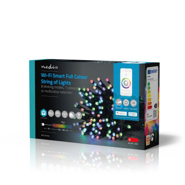LED Décorative SmartLife  Corde  Wi-Fi  RGB  84 LED's  10.0 m  Android