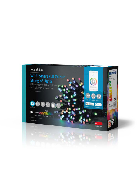 LED Décorative SmartLife  Corde  Wi-Fi  RGB  84 LED's  10.0 m  Android