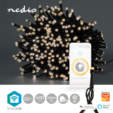 LED Décorative SmartLife  Corde  Wi-Fi  Blanc Chaud  400 LED's  20.0 m