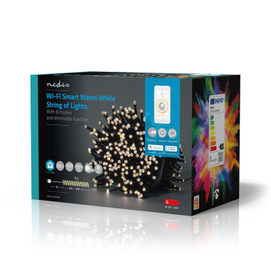 LED Décorative SmartLife  Corde  Wi-Fi  Blanc Chaud  400 LED's  20.0 m
