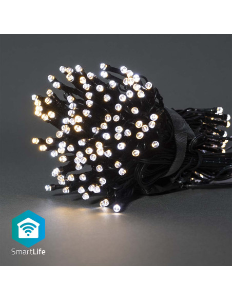 LED Décorative SmartLife  Corde  Wi-Fi  Blanc chaud à frais  200 LED's