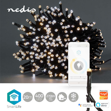 LED Décorative SmartLife  Corde  Wi-Fi  Blanc chaud à frais  400 LED's