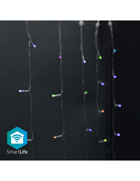 LED Décorative SmartLife  Rideau  Wi-Fi  RGB  180 LED's  3 m  Android?