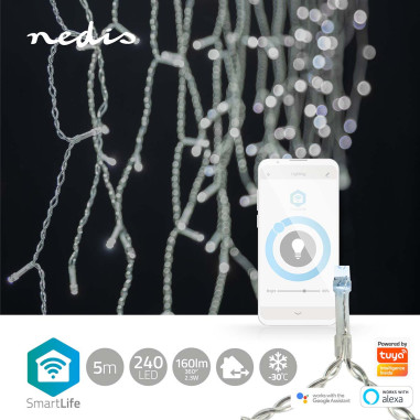 LED Décorative SmartLife  Stalactite  Wi-Fi  Blanc Froid  240 LED's  5