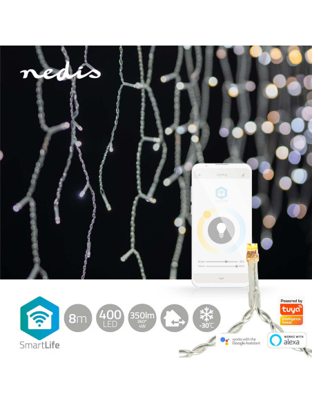 LED Décorative SmartLife  Stalactite  Wi-Fi  Blanc chaud à frais  400