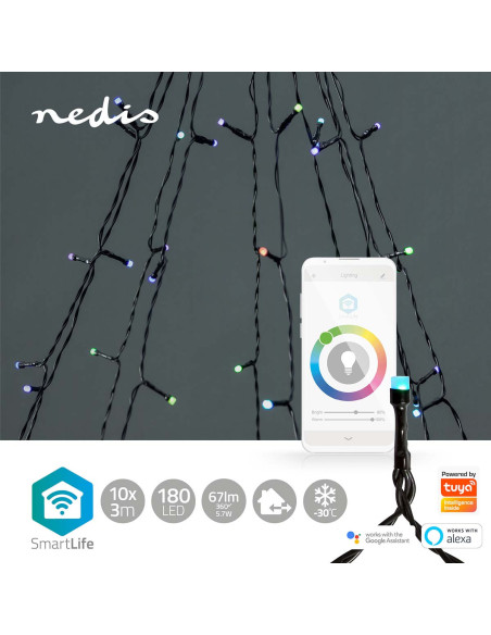 LED Décorative SmartLife  Arbre  Wi-Fi  RGB  180 LED's  10 x 2 m  Andr