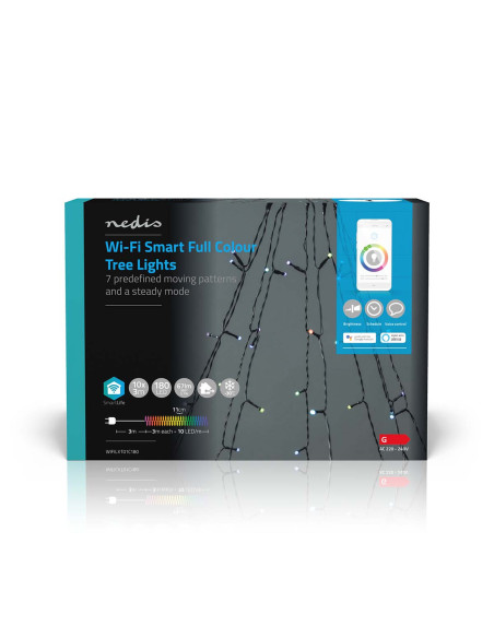 LED Décorative SmartLife  Arbre  Wi-Fi  RGB  180 LED's  10 x 2 m  Andr