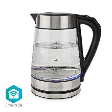 SmartLife Bouilloire électrique  Wi-Fi  1.7 l  Verre  40,60,70,80,90,1