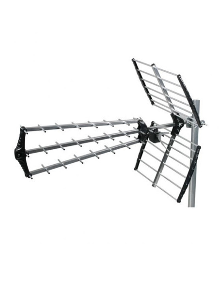 Pack HDSAT Antenne TNT Trinappe Prémontée gain 18 dB + JOHANSSON Kit Préampli de mât