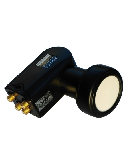 BEST HD404S LNB Quad 0,1dB Gold Edition Compatible FULL HD 4K Canal+ Astra TNTSAT