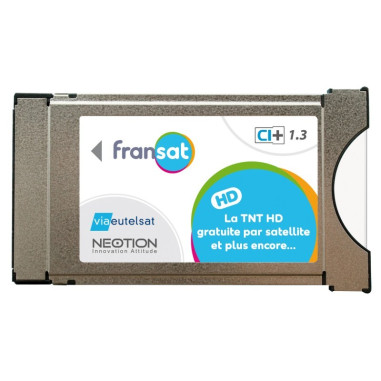 MODULE PCMCIA FRANSAT CI+ + CARTE VIACCESS FRANSAT 