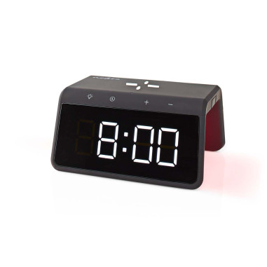 Réveil et Chargeur Sans Fil  Certifié Qi  5 / 7.5 / 10 / 15 W  USB-A M