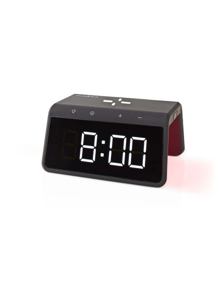 Réveil et Chargeur Sans Fil  Certifié Qi  5 / 7.5 / 10 / 15 W  USB-A M