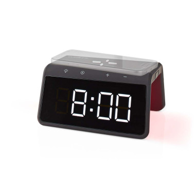 Réveil et Chargeur Sans Fil  Certifié Qi  5 / 7.5 / 10 / 15 W  USB-A M