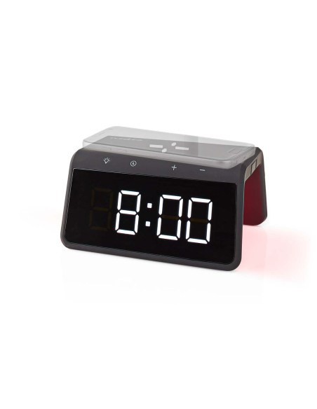 Réveil et Chargeur Sans Fil  Certifié Qi  5 / 7.5 / 10 / 15 W  USB-A M