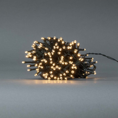 Lumières Décoratives  Corde  192 LED's  Blanc Chaud  14.40 m  Effets d