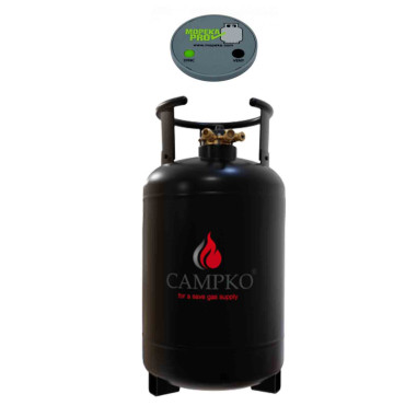 PACK CAMPKO Bouteille GPL 30L Rechargeable Bleutooth + Jauge Bluetooth