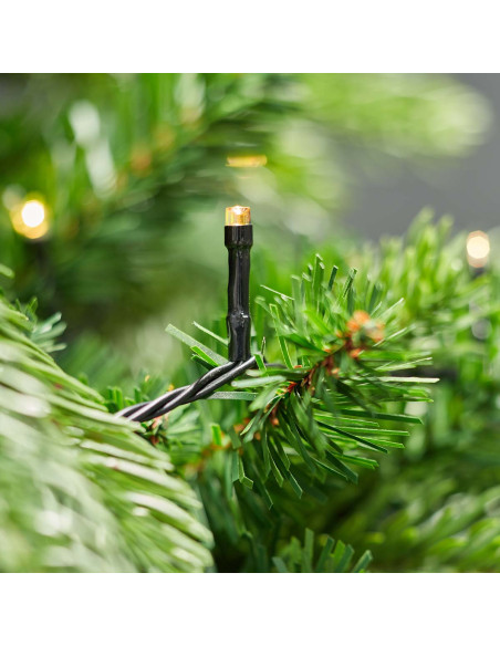 Lumières Décoratives  Corde  96 LED's  Blanc Chaud  7.20 m  Effets de