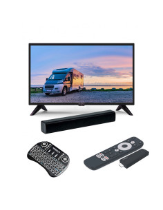 Pack STRONG TV LED 24" 60cm + Clé TV + ANTARION SMART PAD + Barre de Son 30W