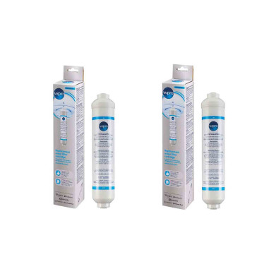 PACK WPRO x2 Filtres à Eau pour Réfrigérateur Universel Compatible Whirlpool Samsung LG Indesit ...