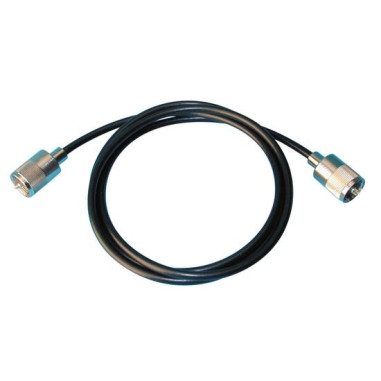 CORDON 50 OHM 50cm PL259 MALE vers PL259 MALE ACCESSOIRE TRANSMISSION ALARME RADIO CORDONS CABLES