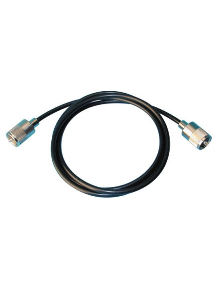 CORDON 50 OHM 50cm PL259 MALE vers PL259 MALE ACCESSOIRE TRANSMISSION ALARME RADIO CORDONS CABLES