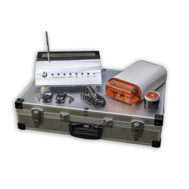 Pack Alarm Detect SX2 Alarme Rechargeable Sans Installation + Transmetteur Téléphonique Camping-Car Bateau Maison