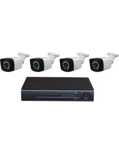 SEMAC Kit Enregistreurs 4 caméras Vidéo surveillance 1TO