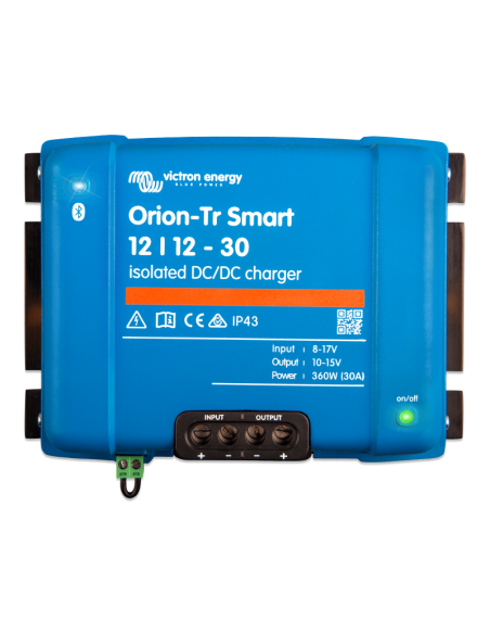 VICTRON ENERGY Chargeur Orion Smart 360W Algorithme Charge à 3 Etapes
