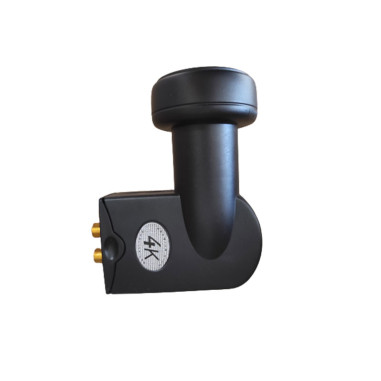 HDSAT HD404S LNB Quad 0,1dB Gold Edition Compatible FULL HD 4K Astra