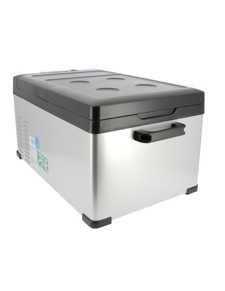 EZA Glacière à Compression 25L 12/24/230 Volts Portable Camping-Car Bateau Voiture