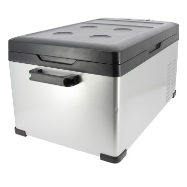 EZA Glacière à Compression 25L 12/24/230 Volts Portable Camping-Car Bateau Voiture