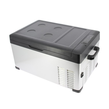 EZA Glacière à Compression 25L 12/24/230 Volts Portable Camping-Car Bateau Voiture