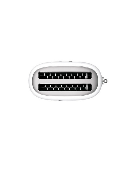 SMEG Grille-Pain 1500W 4 Tranches 3 Programmes Blanc