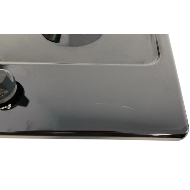 BOSCH Table de Cuisson Reconditionnée Gaz Email 58cm 4 Foyers avec foyer rapide 3000W Noir