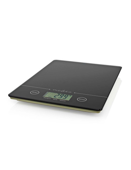 Balance de cuisine  Numérique  Plastique / Verre  Pile CR 2032  Noir