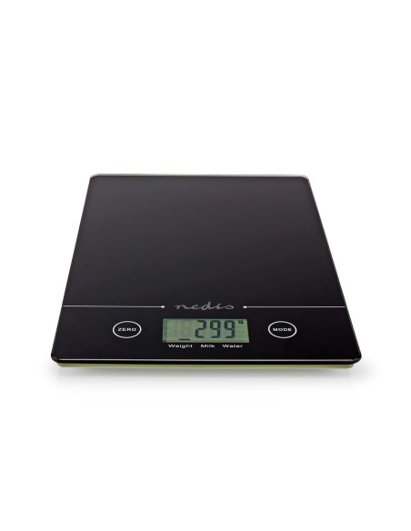 Balance de cuisine  Numérique  Plastique / Verre  Pile CR 2032  Noir